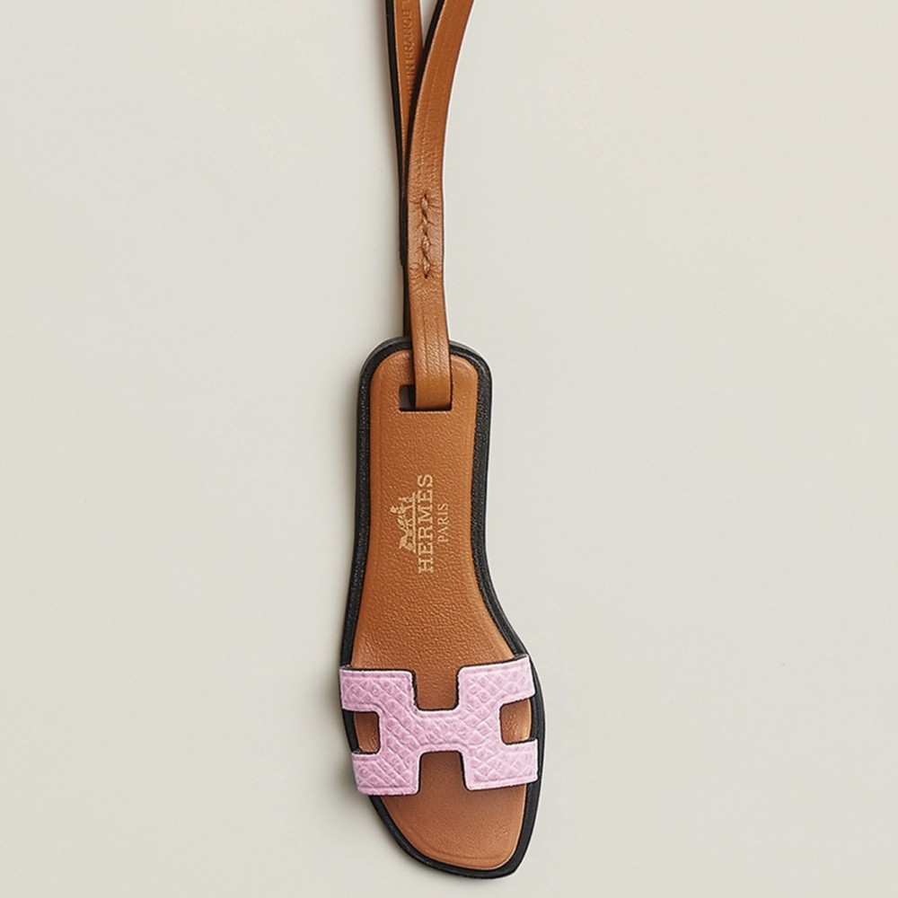 NEW HERMÈS ORAN NANO CHARM PINK - Picture 2 of 16